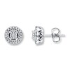 Thumbnail Image 0 of Diamond Earrings 1/4 ct tw Round-cut 10K White Gold