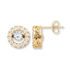 Unstoppable Love 1 ct tw Earrings 14K Yellow Gold