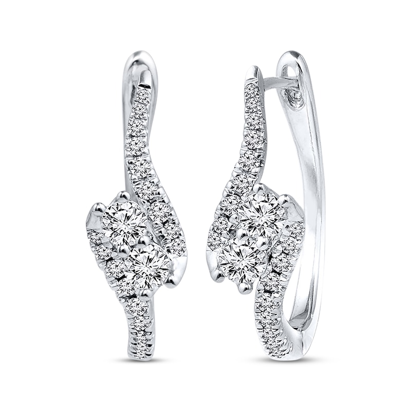 Ever Us Earrings 5/8 ct tw Diamonds 14K White Gold