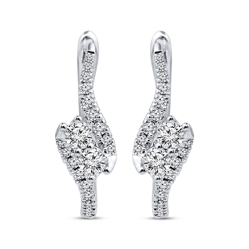 Ever Us Earrings 5/8 ct tw Diamonds 14K White Gold