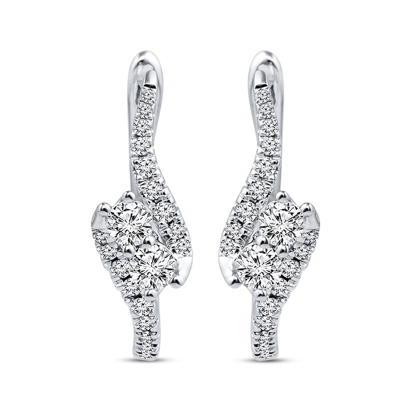 Ever Us Earrings 5/8 ct tw Diamonds 14K White Gold