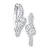 Thumbnail Image 1 of Ever Us Earrings 3/8 ct tw Diamonds 14K White Gold