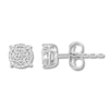 Thumbnail Image 1 of Diamond Earrings 1/10 ct tw Round-cut Sterling Silver