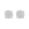 Thumbnail Image 2 of Diamond Earrings 1/10 ct tw Round-cut Sterling Silver