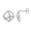 Diamond Earrings 1/6 ct tw Sterling Silver