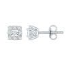 Thumbnail Image 0 of Diamond Earrings 1/5 ct tw Round-cut Bezel-set Sterling Silver