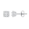 Thumbnail Image 1 of Diamond Earrings 1/5 ct tw Round-cut Bezel-set Sterling Silver