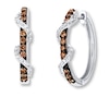 Le Vian Chocolate Diamonds 1/2 ct tw Earrings 14K Vanilla Gold