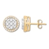 Thumbnail Image 0 of Diamond Stud Earrings 1/2 cttw 10K Two-Tone Gold