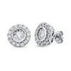 Thumbnail Image 0 of Diamond Earrings 3/4 ct tw Round-cut 14K White Gold