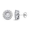 Thumbnail Image 1 of Diamond Earrings 3/4 ct tw Round-cut 14K White Gold