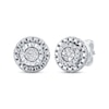 Thumbnail Image 1 of Diamond Earrings 1/20 ct tw Round-cut Sterling Silver