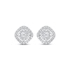 Thumbnail Image 2 of Diamonds Stud Earrings 1 ct tw 10K White Gold