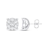 Thumbnail Image 3 of Diamond Fashion Stud Earrings 1 1/2 ct tw 10K White Gold