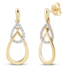 Thumbnail Image 0 of Diamond Teardrop Earrings 1/10 ct tw 10K Yellow Gold