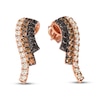 Le Vian Diamond Earrings 7/8 ct tw 14K Strawberry Gold