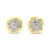 Thumbnail Image 1 of Diamond Stud Earrings 1/4 ct tw 10K Two-tone Gold