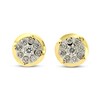 Thumbnail Image 2 of Diamond Stud Earrings 1/4 ct tw 10K Two-tone Gold
