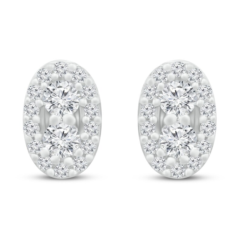 1 ct. tw. Round Cut Diamond Earrings Studs | AE14-017