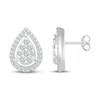 Diamond Earrings 1/3 ct tw Round-cut 10K White Gold