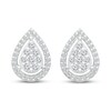 Diamond Earrings 1/3 ct tw Round-cut 10K White Gold