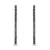 Thumbnail Image 2 of Black Diamond Dangle Earrings 3/8 ct tw Sterling Silver