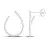 Diamond Earrings 1/2 ct tw Round-cut 10K White Gold