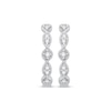 Thumbnail Image 2 of Diamond Twist Hoop Earrings 10K White Gold