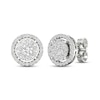 Thumbnail Image 3 of Diamond Stud Earrings 1/2 ct tw Round-Cut 10K White Gold