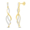 Thumbnail Image 1 of Diamond Dangle Earrings 1/5 ct tw 10K Yellow Gold