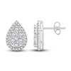 Thumbnail Image 1 of Diamond Earrings 1-1/2 ct tw Round-cut 10K White Gold