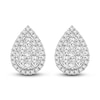 Thumbnail Image 2 of Diamond Earrings 1-1/2 ct tw Round-cut 10K White Gold