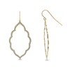 Diamond Dangle Earrings 1/4 ct tw 10K Yellow Gold