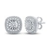 Diamond Stud Earrings 1/4 ct tw Round-Cut Sterling Silver