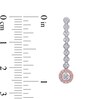 Thumbnail Image 3 of Diamond Dangle Earrings 1/3 ct tw Round-Cut 14K Two-Tone Gold