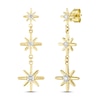 Thumbnail Image 0 of Diamond Star Dangle Earrings 1/2 ct tw Round-Cut 10K Yellow Gold