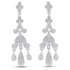 Thumbnail Image 1 of Diamond Chandelier Earrings 1/4 ct tw Round-cut Sterling Silver