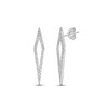 Thumbnail Image 1 of Diamond Earrings 1/4 ct tw Round-cut Sterling Silver