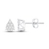 Thumbnail Image 2 of Diamond Teardrop Earrings 1/4 ct tw Round-cut 10K White Gold