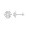 Thumbnail Image 0 of Diamond Stud Earrings 1/2 ct tw Round & Baguette-cut 10K White Gold