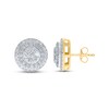 Thumbnail Image 0 of Diamond Earrings 1-1/2 ct tw Round-cut 10K Yellow Gold