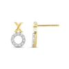 Thumbnail Image 0 of XO from KAY Diamond Earrings 1/6 ct tw Round-cut 10K Yellow Gold
