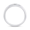 Thumbnail Image 3 of Adore Diamond Wedding Band 1/20 ct tw 10K White Gold