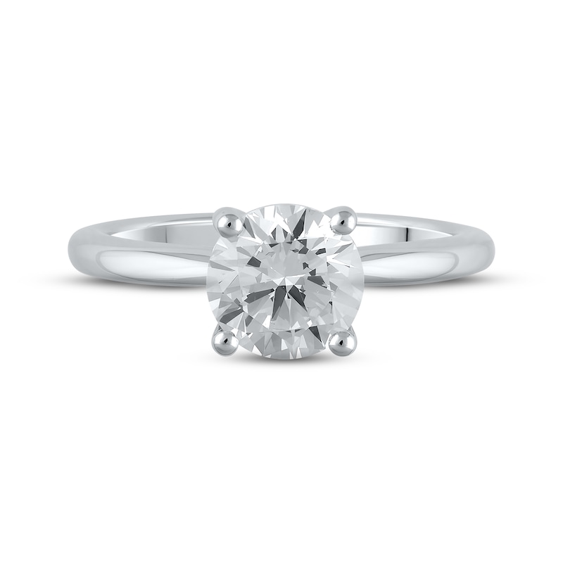 Lab-Created Diamonds by KAY Solitaire Ring 1-3/4 ct tw Round-cut 14K White Gold (F/SI2)