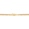 Thumbnail Image 2 of Wheat Chain Necklace 2.5mm Hollow 10K Yellow Gold 22"