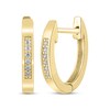 Thumbnail Image 1 of Diamond Hoop Earrings 1/20 ct tw 10K Yellow Gold