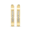 Thumbnail Image 2 of Diamond Hoop Earrings 1/20 ct tw 10K Yellow Gold