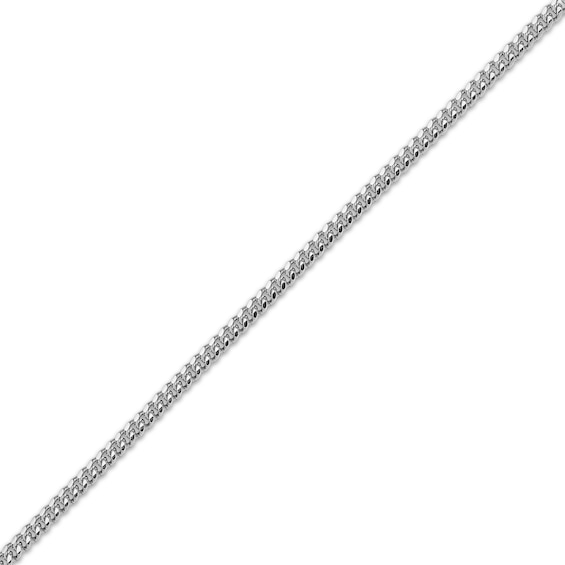 2.8mm Diamond-Cut Miami Cuban Curb Chain Necklace Solid Sterling Silver 18"