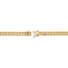 Thumbnail Image 3 of Miami Cuban Curb Chain Necklace 6.93mm Solid 10K Yellow Gold 22"