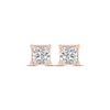 Thumbnail Image 2 of Princess-Cut Diamond Solitaire Stud Earrings 1/4 ct tw 14K Rose Gold (J/I3)